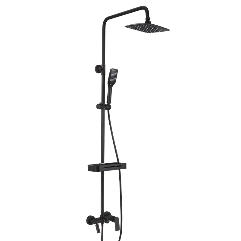 Душевая система (черная) LEMARK TROPIC 59x28x140 см, арт: LM7002BL