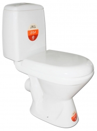 Унитаз-компакт + сиденье микролифт Jika ЭРА 64x35x77 см, арт: 2453.2.000.242.1+9153.0.000.000.1