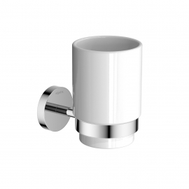 Стакан с держателем Акватек БЕТТА 8x12x11 см, арт: AQ4604CR