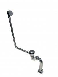 Слив-перелив Click-Clack 95* для отдельностоящих ванн хром Washbasin АТРИЯ, РЕТРО, КАПРИ, МАЛЬБОРО, МОНАКО, ЛОТУС, ПРИМ , арт: 08010033