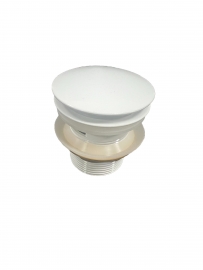 Click-Clack Донный клапан для ванн (Покрытие ГЕЛЬ), белый глянц Washbasin , арт: 08010048