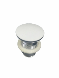 Click-Clack Донный клапан для ванн (Покрытие литьевой мрамор SOLID) белый мат Washbasin , арт: 08010049