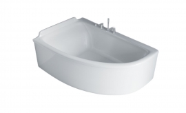 Ванна литой мрамор левая Astra-Form АНАСТАСИЯ 182x125x78 см, арт: 01010025