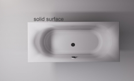 Ванна литьевой мрамор SOLID Astra-Form ЛИРА 170x70x64 см, арт: 01010094