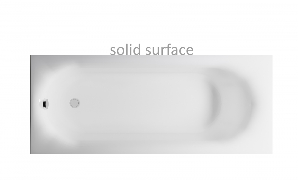 Ванна литой мрамор слив в ногах SOLID Astra-Form ЛИРА 170x75x64 см, арт: 01010076