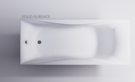 Ванна литьевой мрамор SOLID Astra-Form ВЕГА 170x75x66 см, арт: 01010068