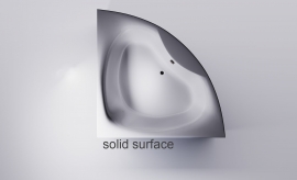 Ванна литьевой мрамор SOLID Astra-Form ВИЕНА 150x150x68 см, арт: 01010071