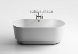 Ванна литьевой мрамор SOLID Astra-Form АКВАРИУС 170x75x63 см, арт: 01010073