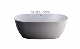 Ванна с интегрированным переливом литьевой мрамор SOLID Astra-Form АТРИЯ 170x75x63 см, арт: 01010092