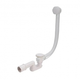 Слив-перелив для ванны  Белый матовый Aquatek 60 см, арт: ST-0000128