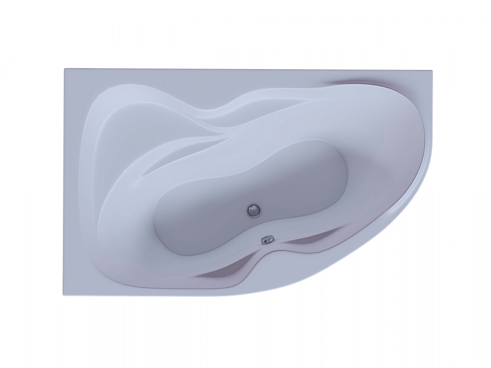 Ванна акриловая левая с каркасом и экраном Aquatek ВЕГА 170x105x67 см, арт: VEG170-0000073