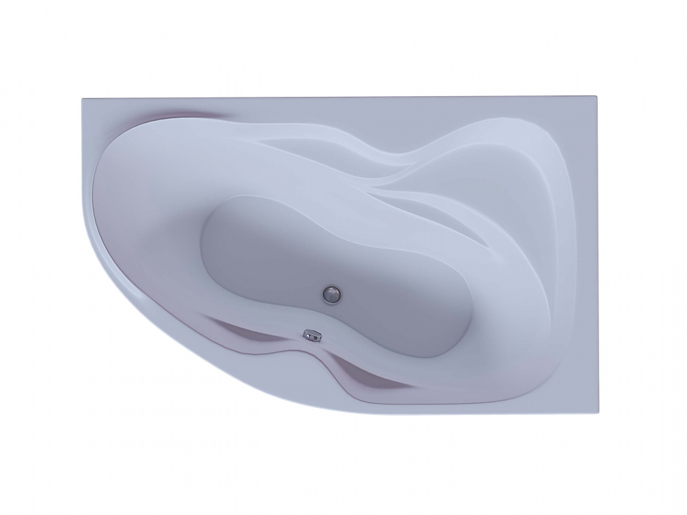 Ванна акриловая правая с каркасом и экраном Aquatek ВЕГА 170x105x67 см, арт: VEG170-0000083