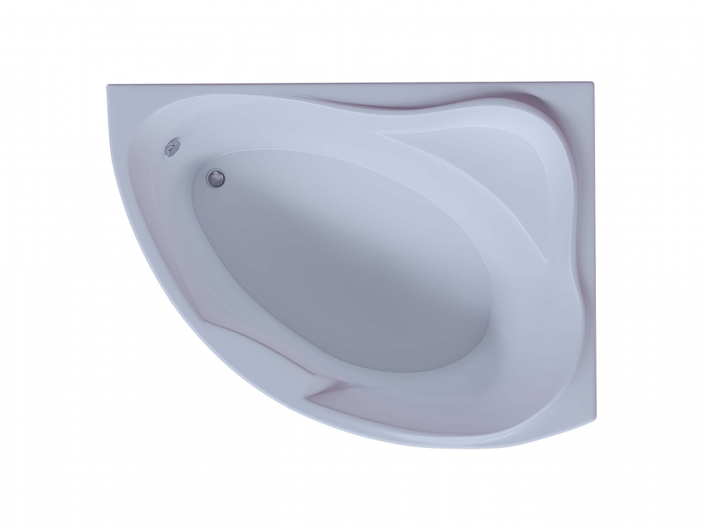 Ванна акриловая правая с каркасом и экраном Aquatek АЛЬТАИР 158x119x69 см, арт: ALT160-0000047