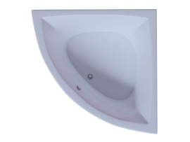 Ванна акриловая с каркасом и экраном Aquatek ЮПИТЕР 150x150x68 см, арт: UPT150-0000026