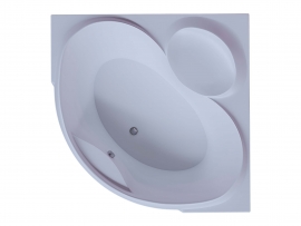 Ванна акриловая с каркасом и экраном Aquatek ЭПСИЛОН 150x150x68 см, арт: EPS150-0000066