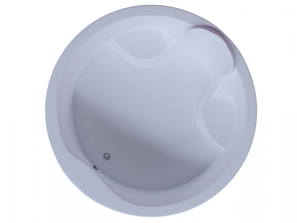 Ванна акриловая с каркасом и экраном Aquatek АУРА 180x180x72 см, арт: AUR180-0000033