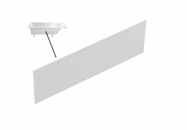 Экран фронтальный PFI Astra-Form ПРЯМОУГОЛЬНЫЕ ВАННЫ, ЛИРА 170 см, арт: 02010009