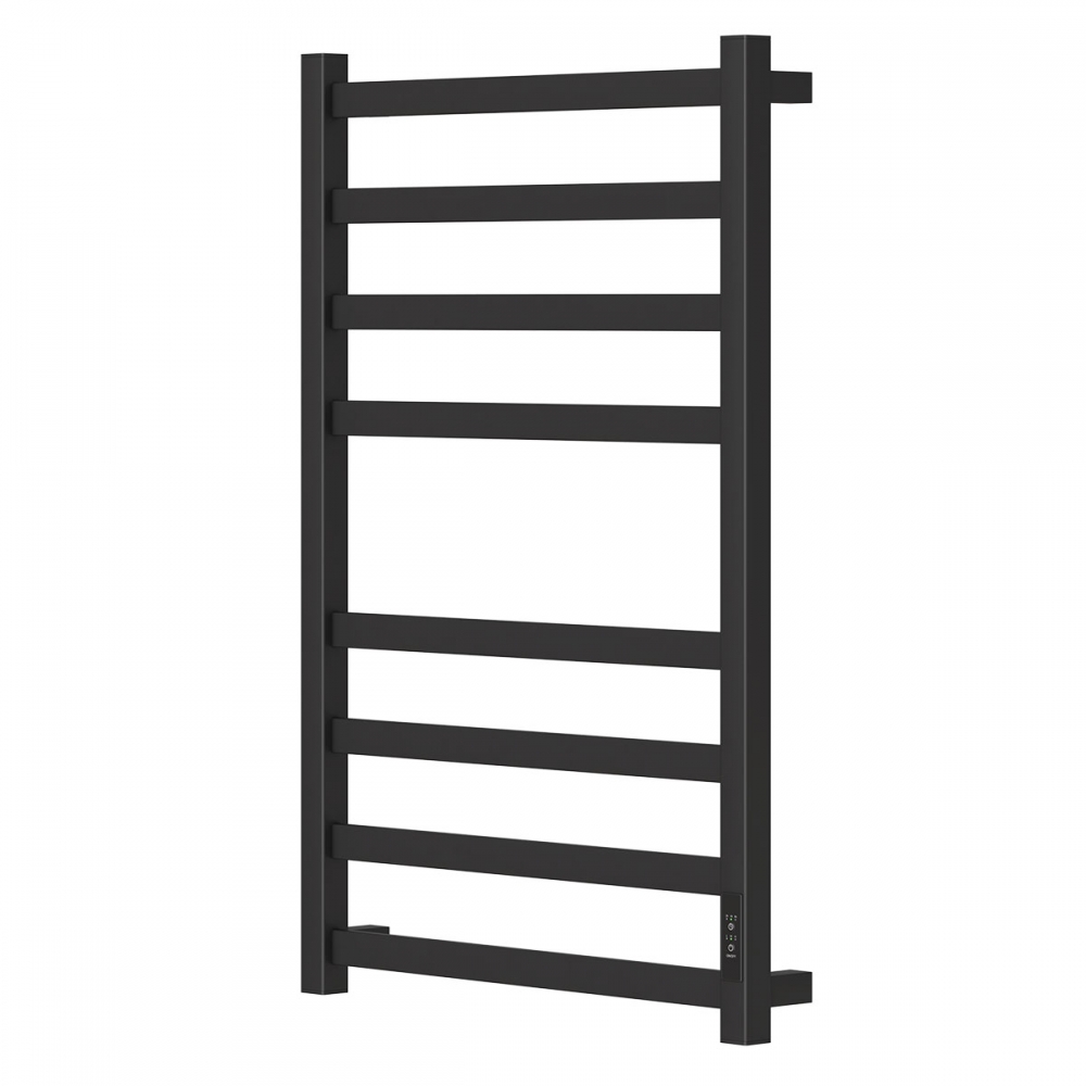 Полотенцесушитель электрический ЧЕРНЫЙ POINT Меркурий 53x8x80 см, арт: PN83858B