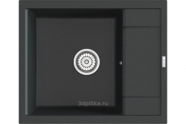 Мойка кухонная, черный POINT РИМО 60x50x22 см, арт: PN3010B