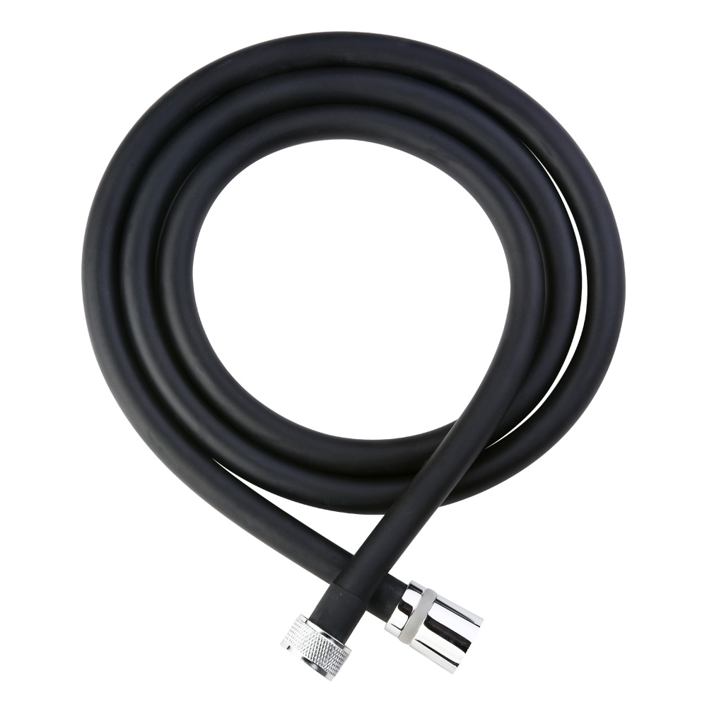 Шланг для душа, ПВХ усиленный черный OLIVE'S 1.6 м, арт: F0210B 1,6