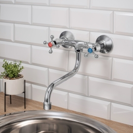 Смеситель для кухни (из стены) РМС SL71 30x22x20 см, арт: SL71-361