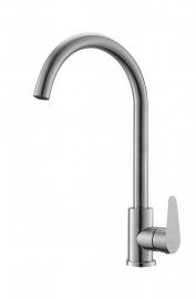 Смеситель для кухни нерж. OLISAN STEEL 24x10x37 см, арт: ST1007