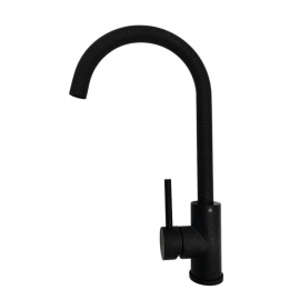 Смеситель для кухни высокий (черн) РМС SUS124 25x11x34 см, арт: SUS124BLK-017F