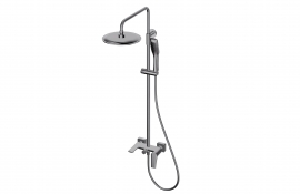 Душевая система (оружейная сталь) OLIVE'S VIAR 55x25x142 см, арт: 28511VRGM