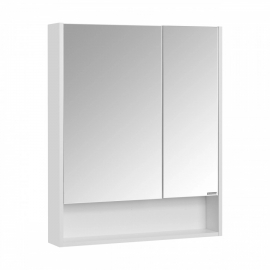 Зеркало-шкаф белый Акватон СКАНДИ 70x13x85 см, арт: 1A252202SD010