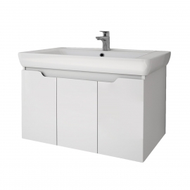 Тумба с раковиной DREJA Q (D) 80x48x60 см, арт: 99.1003 + 192185