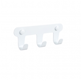 Планка 3 крючка белая Fixsen PRACTICA 21x7x3 см, арт: FX-805W-3