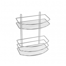 Полка овальная двухэтажная Fixsen 25x15x30 см, арт: FX-720-2