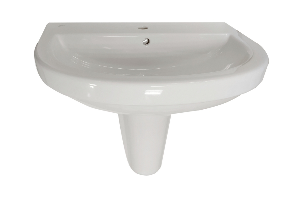 Раковина с полупьедесталом ВОШПОИНТ 70x50x20 см, арт: R3190-01 + R3309-01
