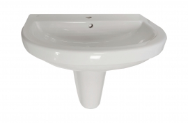 Раковина с полупьедесталом ВОШПОИНТ 70x50x20 см, арт: R3190-01 + R3309-01