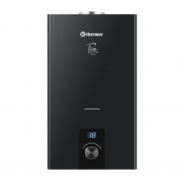 Газовый водонагреватель проточный, черный (колонка) Термекс T20D BLACK 35x18x61 см, арт: ЭдЭБ05002