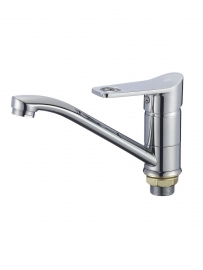 Смеситель для раковины с поворотным изливом РМС SL137 18x4x11 см, арт: SL137-004F-15