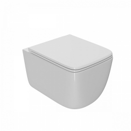 Унитаз подвесной безободковый, смыв Торнадо POINT Меркурий 53x38x36 см, арт: PN41831