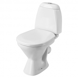Унитаз-компакт (полипропилен 2 реж) SANTEK РИМИНИ 58x34x73 см, арт: 1.WH50.1.523